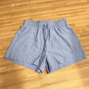 Abercrombie & Fitch Sky Blue Smocked Shorts